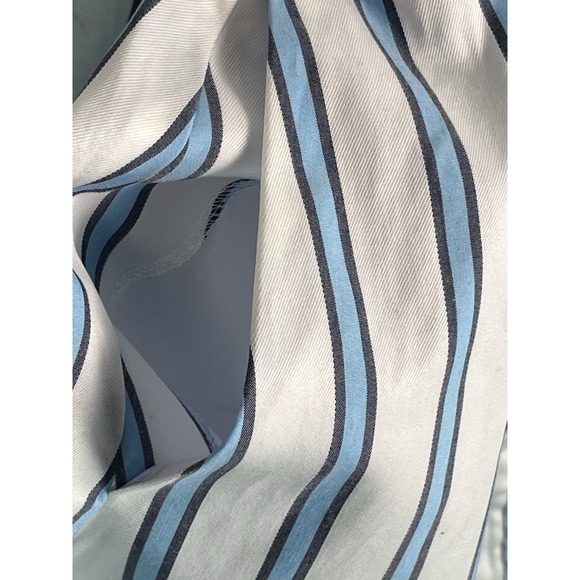 NWT Draper James Blue White Striped Belted Button Down Shirt Dress Size 12 - Picture 12 of 13